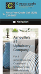 Mobile Screenshot of crossroadsupholstery.com