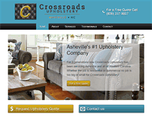 Tablet Screenshot of crossroadsupholstery.com